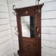 Antique coat rack in solid oak