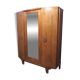 armoire 1930 trois portes chêne clair