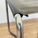 Chrome Bauhaus stool Thonet B8 by Marcel Breuer, 1930 'Eisengarn'