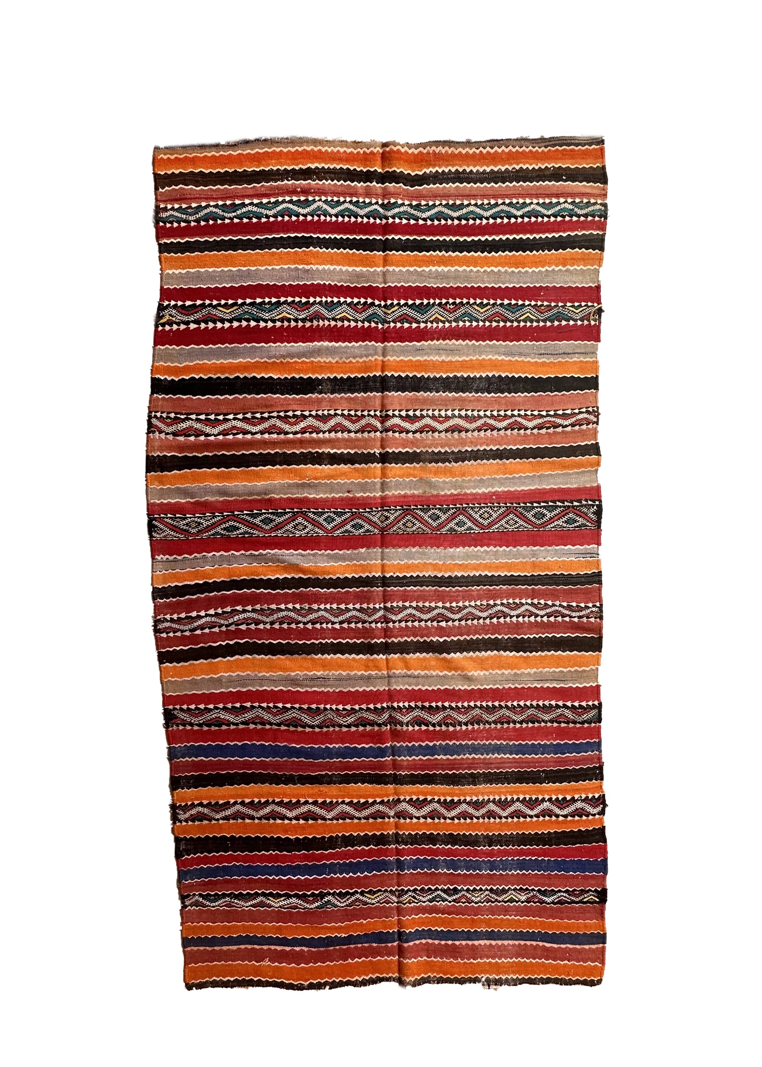 Moroccan kilim zayan rug - 280 x 152 cm