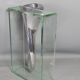 Vase fonte aluminium & verre sans défaut 34 cm De Lisa Mori