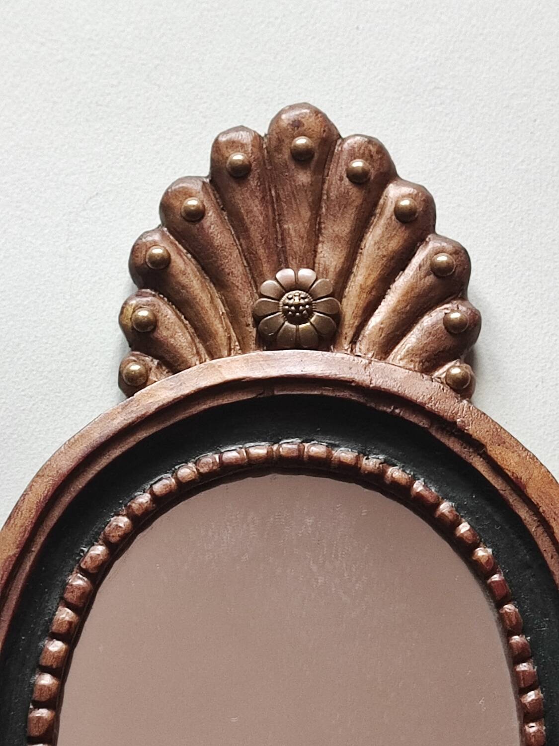 Pair small Italian mirrors