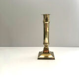 Antique, brass candlestick in the classicist style, Germany, early 20th century.