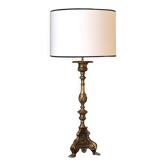 Antique candlestick lamp