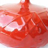 Red ceramic lamp