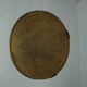 Center tray table in bronze and mirror 19th century