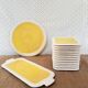 Longwy France Yellow Dessert Service