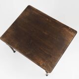 French rustic mid-century side table in wood ca. 1850