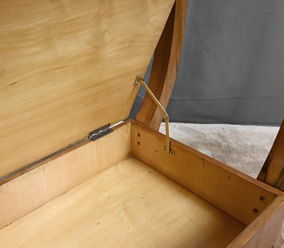 Console en placage de noyer, style art déco – XXe