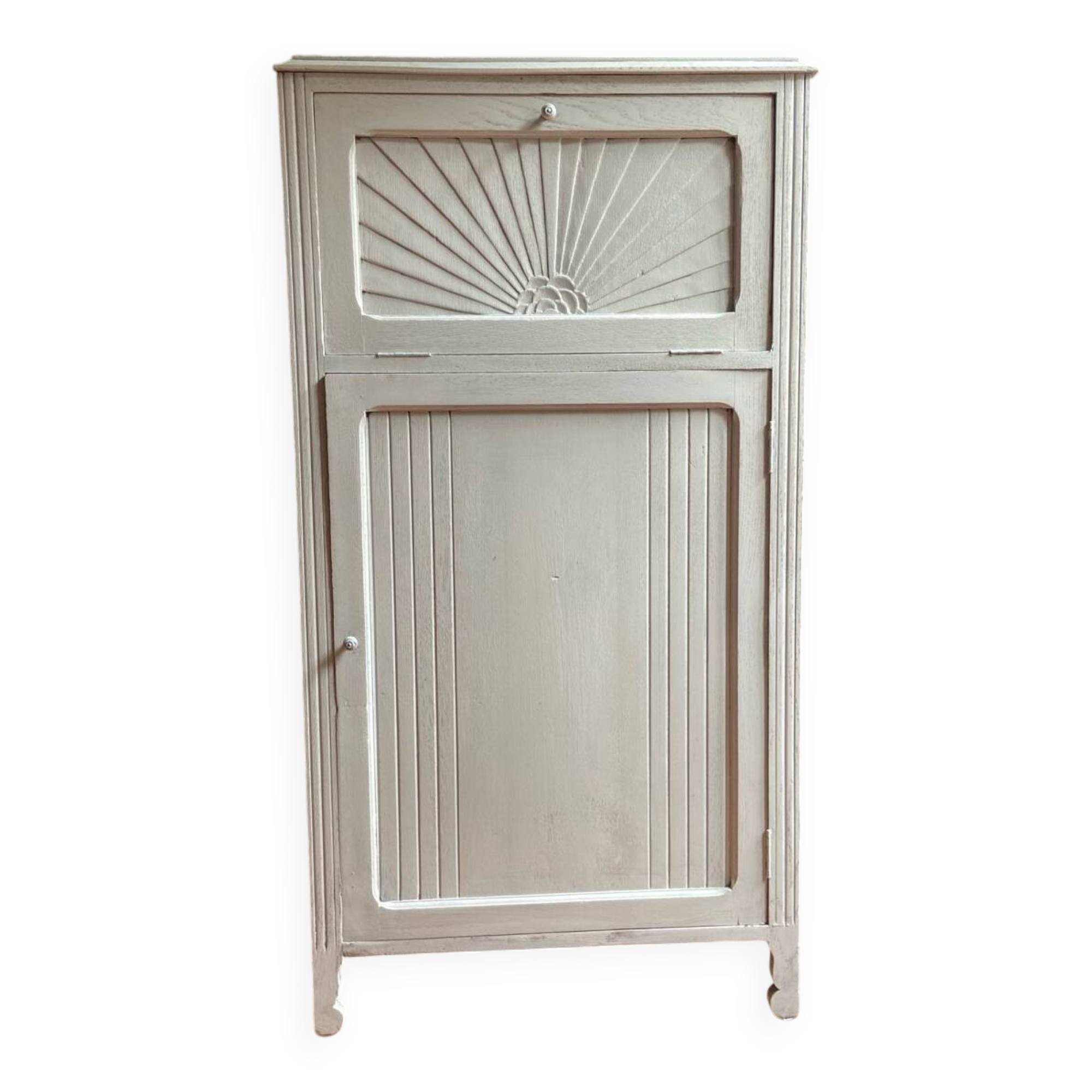 Antique Art Deco cream buffet