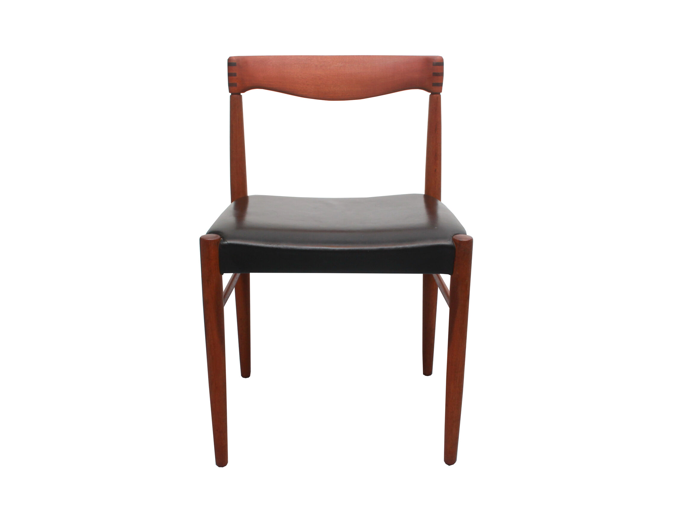 1960s dining chair in teak by H.W. Klein Bramin