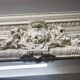 XXL antique mirror with mouldings