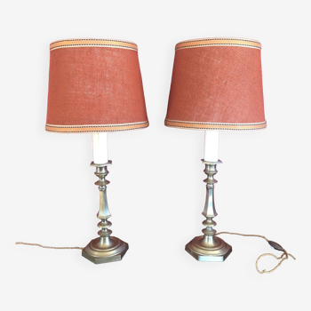 Duo lampes anciennes