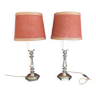 Duo ancient lamps