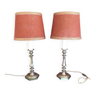 Duo lampes anciennes