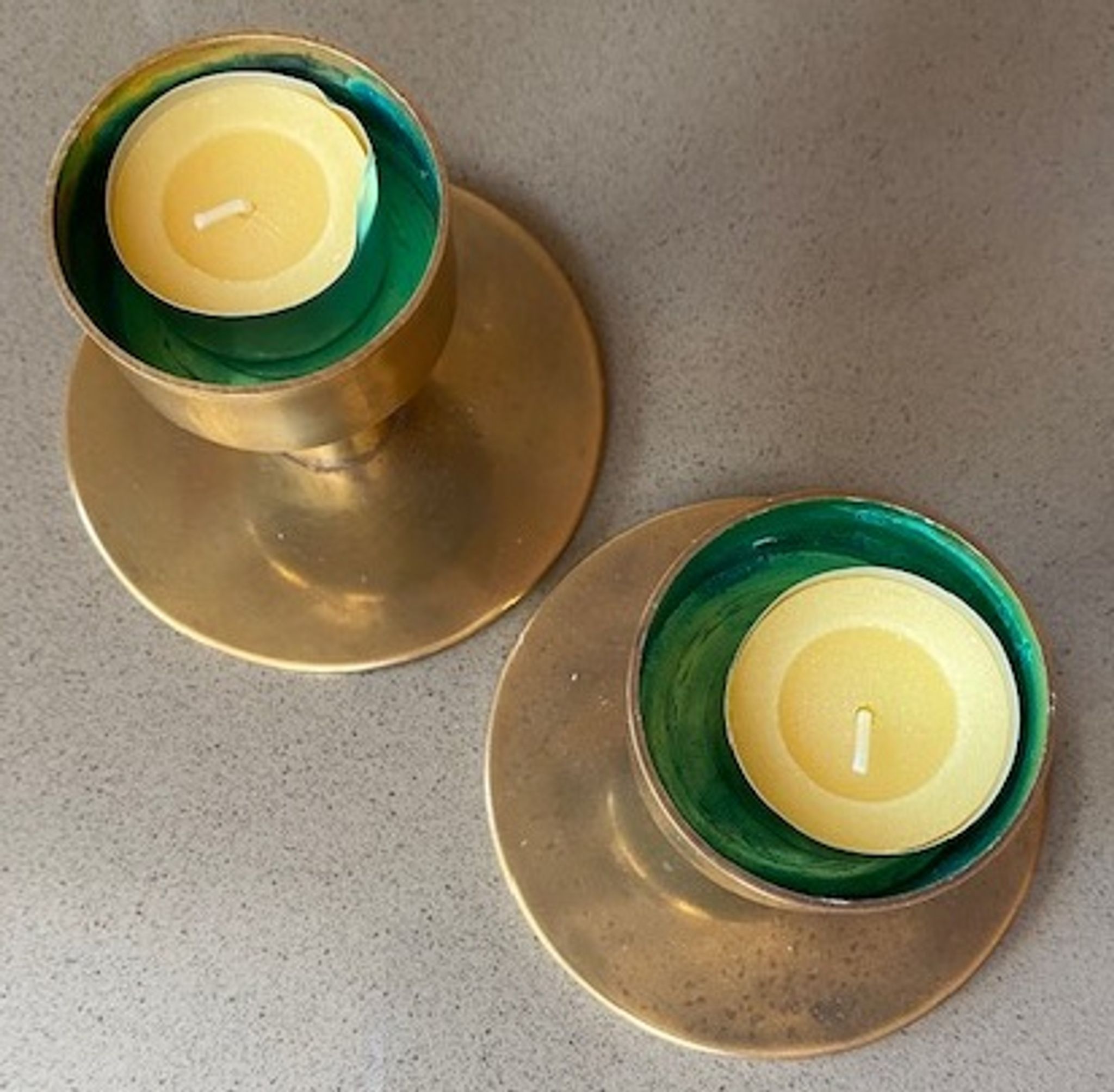 Pair of candle holders by Hans-Agne Jakobsson