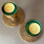 Pair of candle holders by Hans-Agne Jakobsson