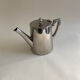 Silver metal teapot
