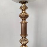 Lampe Corole néo-classique - Bronze, Pâte de verre - Années 1950/60