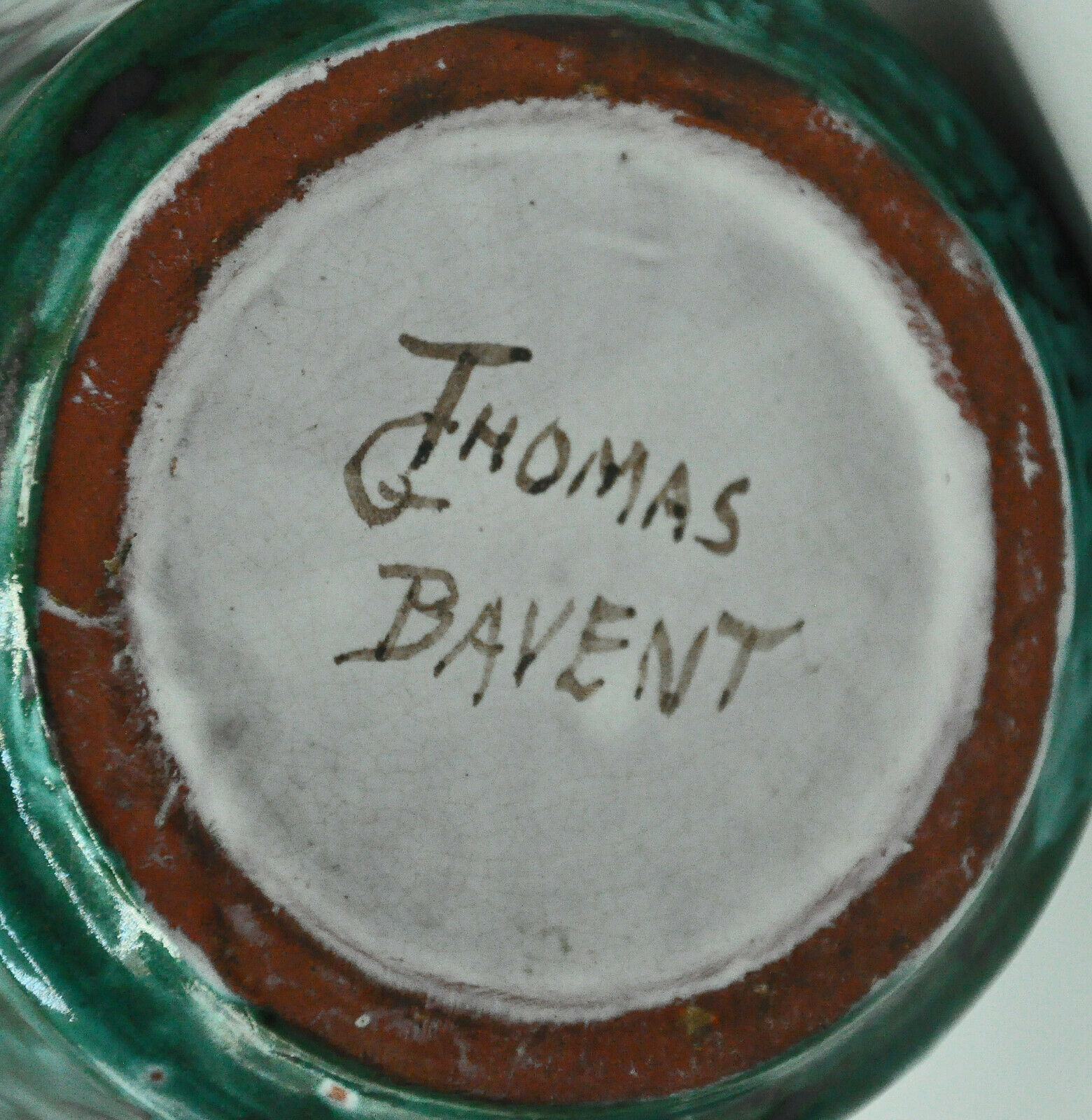 Thomas Bavent's speckled enamelled sandstone pitcher