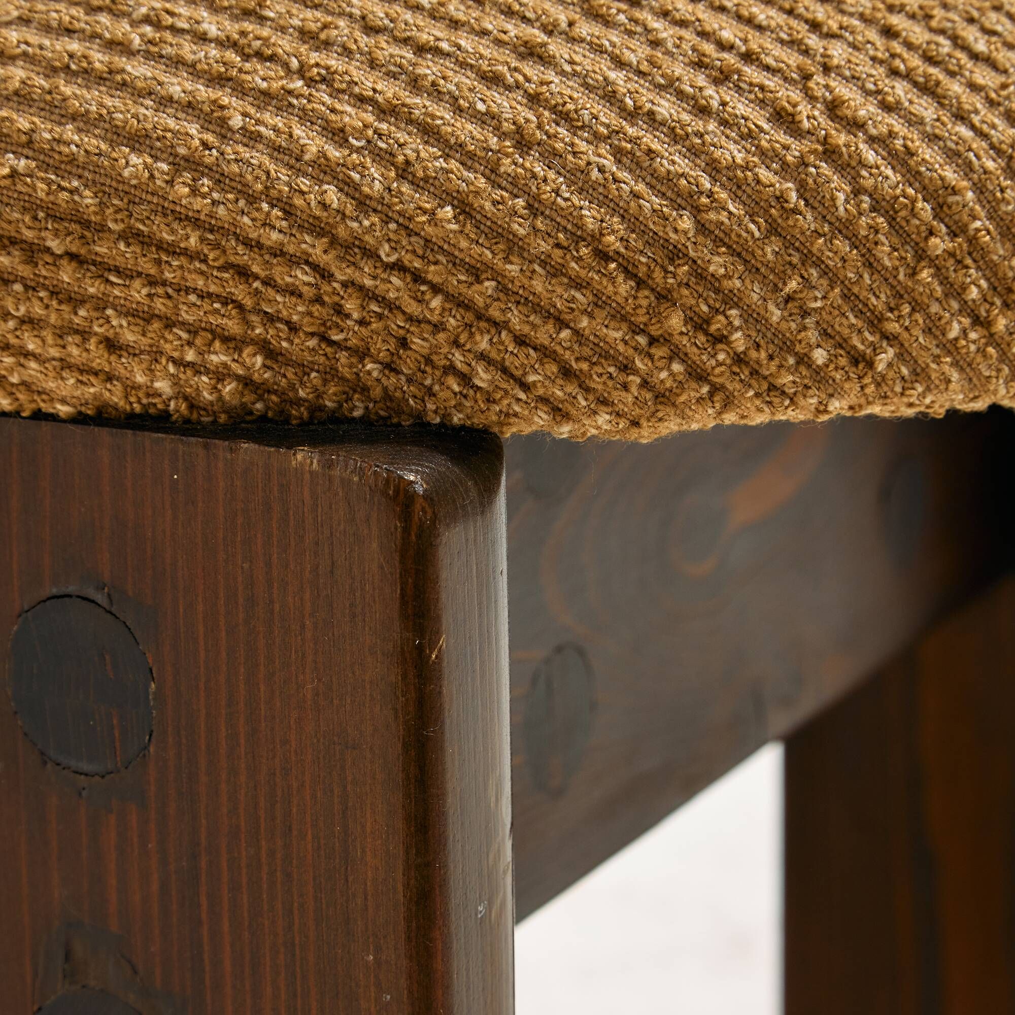 Hungarian pine chair by Mária Szedleczky, Set of 6