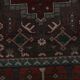 Vintage Turkish hallway rug 112x450 cm