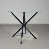 Italian folding table 80's aluminium frame