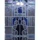 Porte intérieure avec vitrail art déco