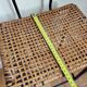 Bar stool in steel and braided wicker, design of the 50s, 92 cm