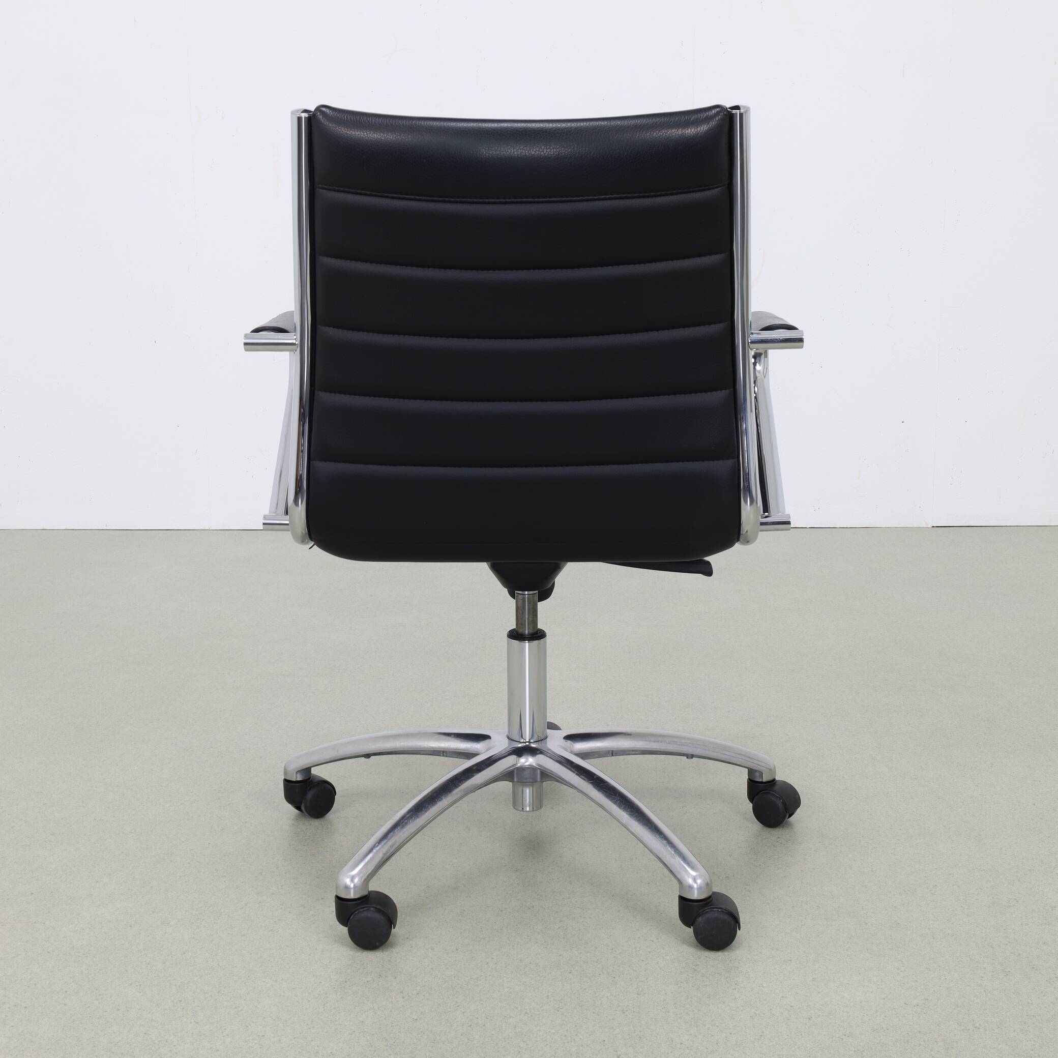 Chrome office chair by Sitland Italy, 2000s