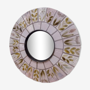 Miroir en céramique Roger Capron années 60