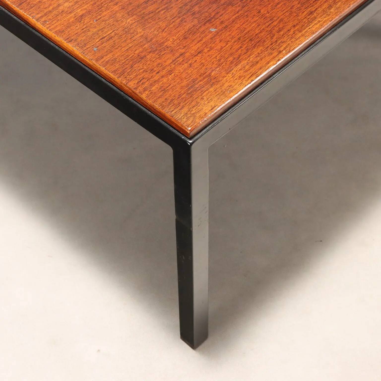 Vintage Arflex coffee table designed by Paolo Tilche in wood, Italy, 1960s.