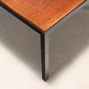 Vintage Arflex coffee table designed by Paolo Tilche in wood, Italy, 1960s.