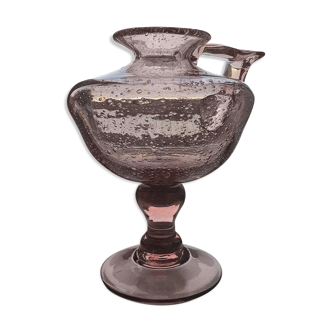 Vase biot rose