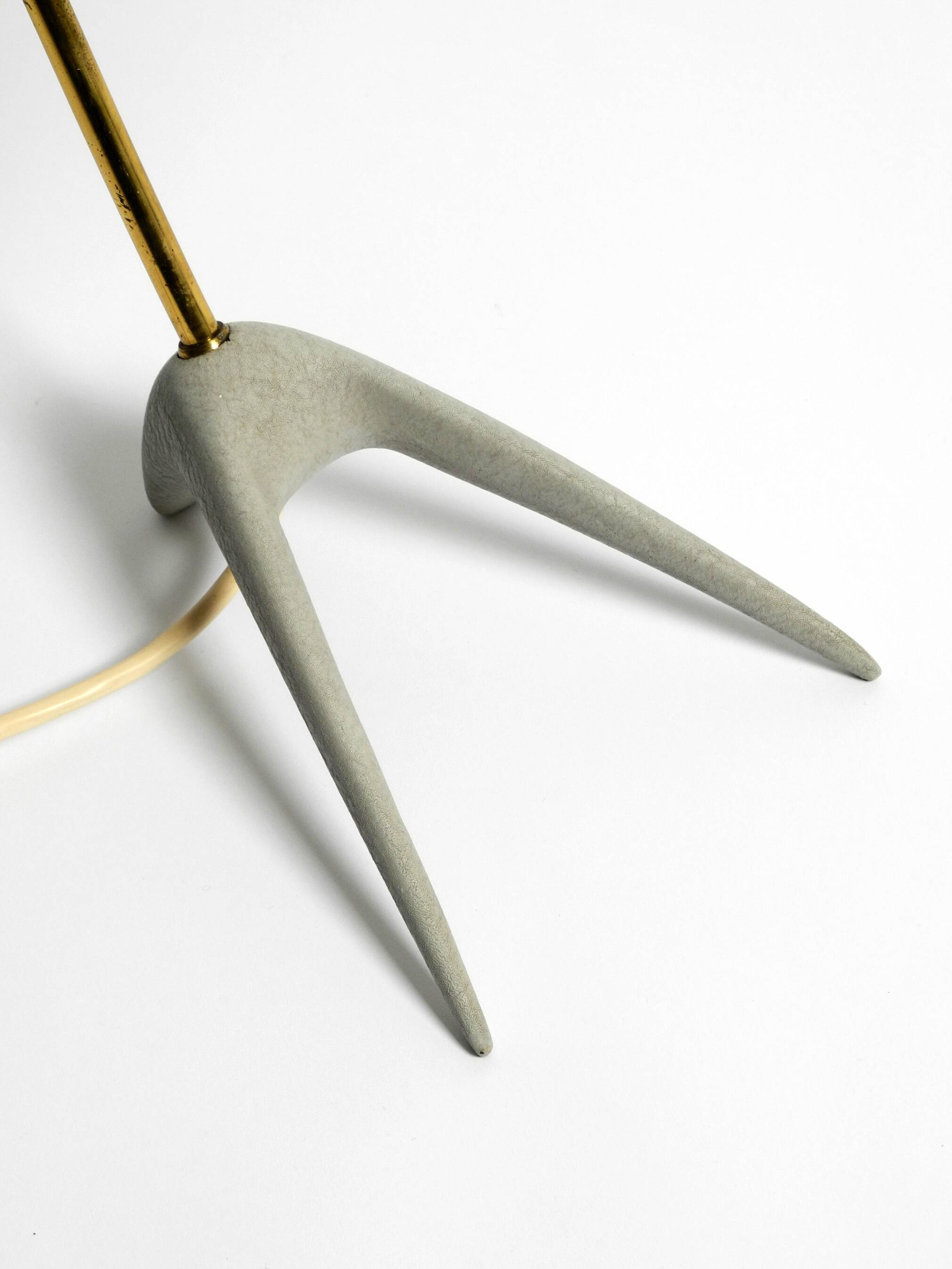 Large Mid Century crow's foot table lamp by Karl Heinz Kinsky for Cosack