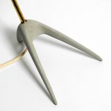 Large Mid Century crow's foot table lamp by Karl Heinz Kinsky for Cosack