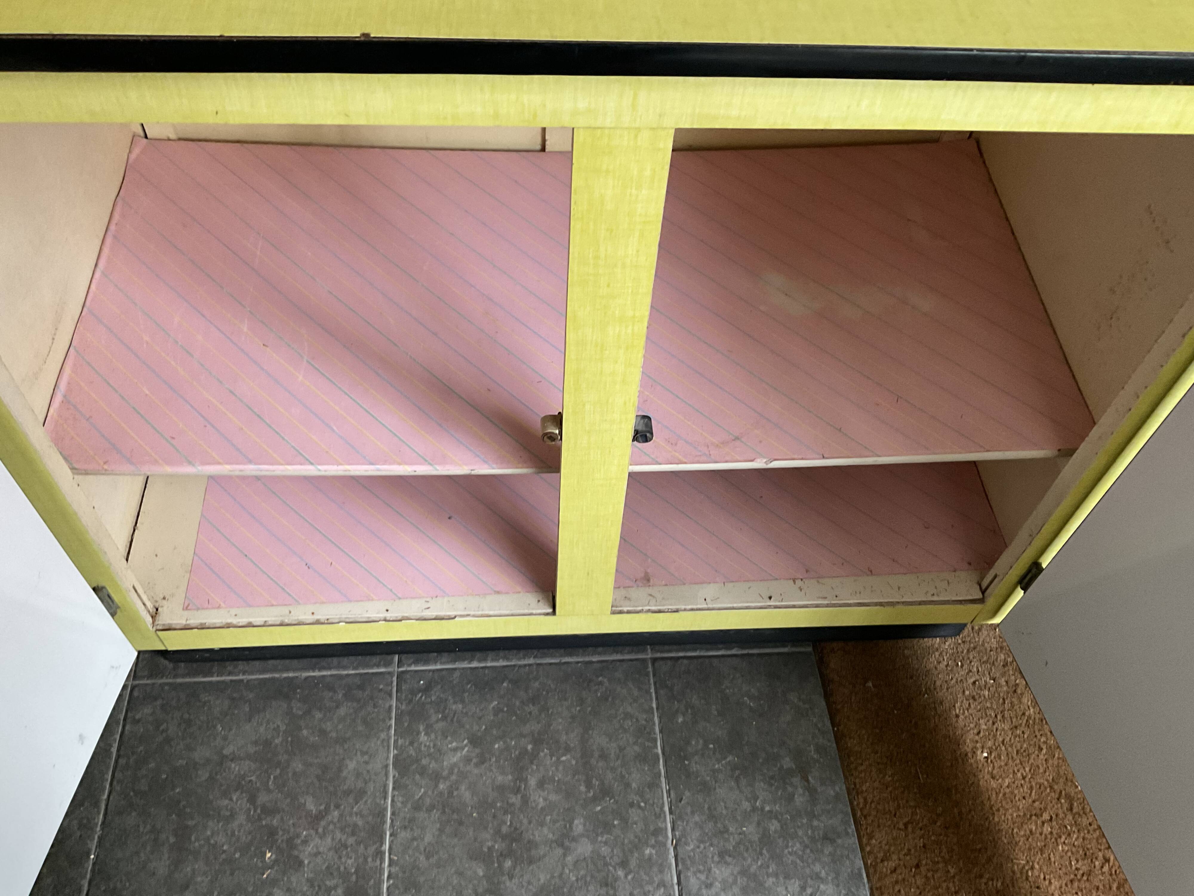 Formica chest of drawers from the 1960s