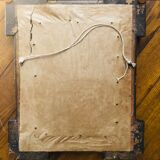 Old bevelled mirror - 44x36cm