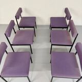 6 anciennes chaises design Dieter Wäckerlin model 101 pour Idealheim 1960
