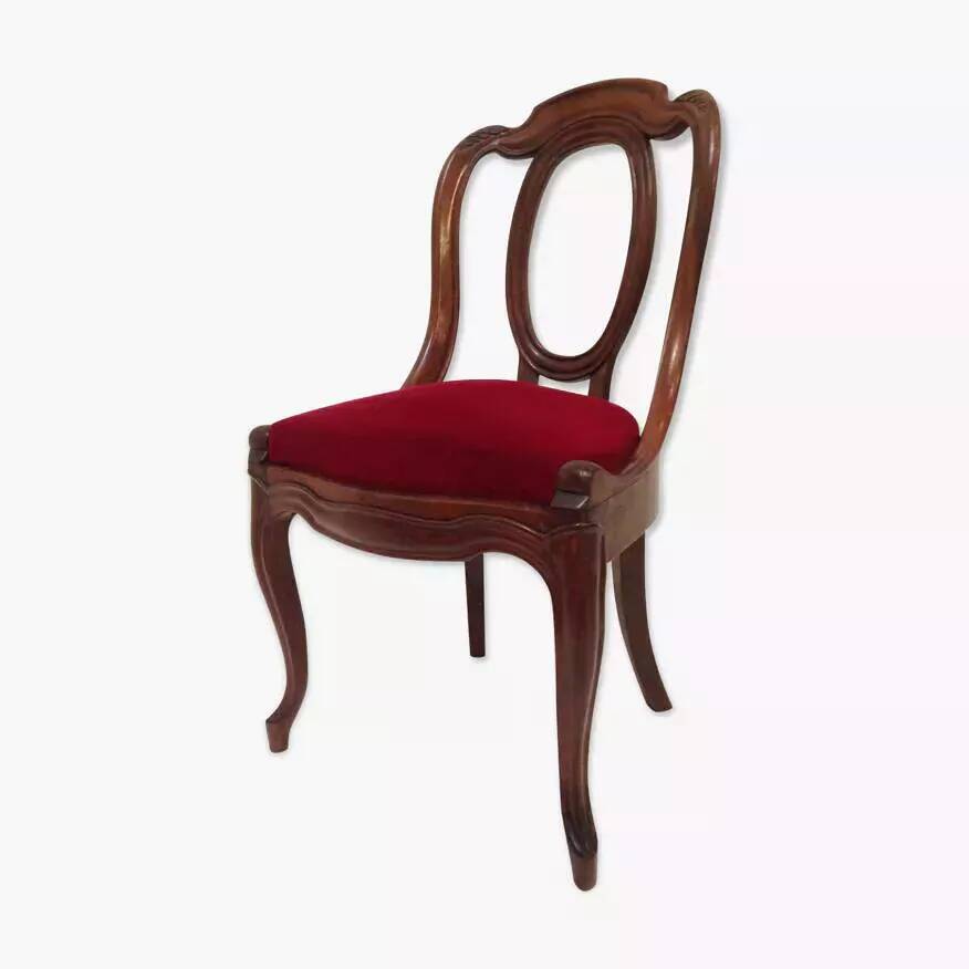 Antique empire style gondola chair