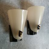 Lucite sconces 1960