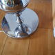 Vintage chrome lamppost from the 70s with its dayof
