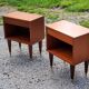Pair of vintage bedside tables from the 60s in Scandinavian style