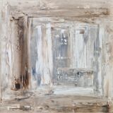Tableau peinture abstraite minimaliste