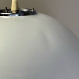 Harvey Guzzini Burgos Hanging Lamp, White Acrylic, 1960s 70s