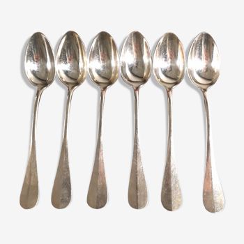 6 teaspoons silver metal