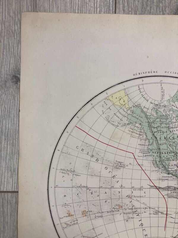 Mappe monde ancienne