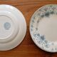 Set of 6 iron earth dessert plates Choisy le Roi model Cyclamen