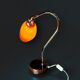 Lampe de table IKEA Kaskad A9308 en verre opalin orange, 1995