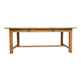 Table de ferme Chêne massif 200x79